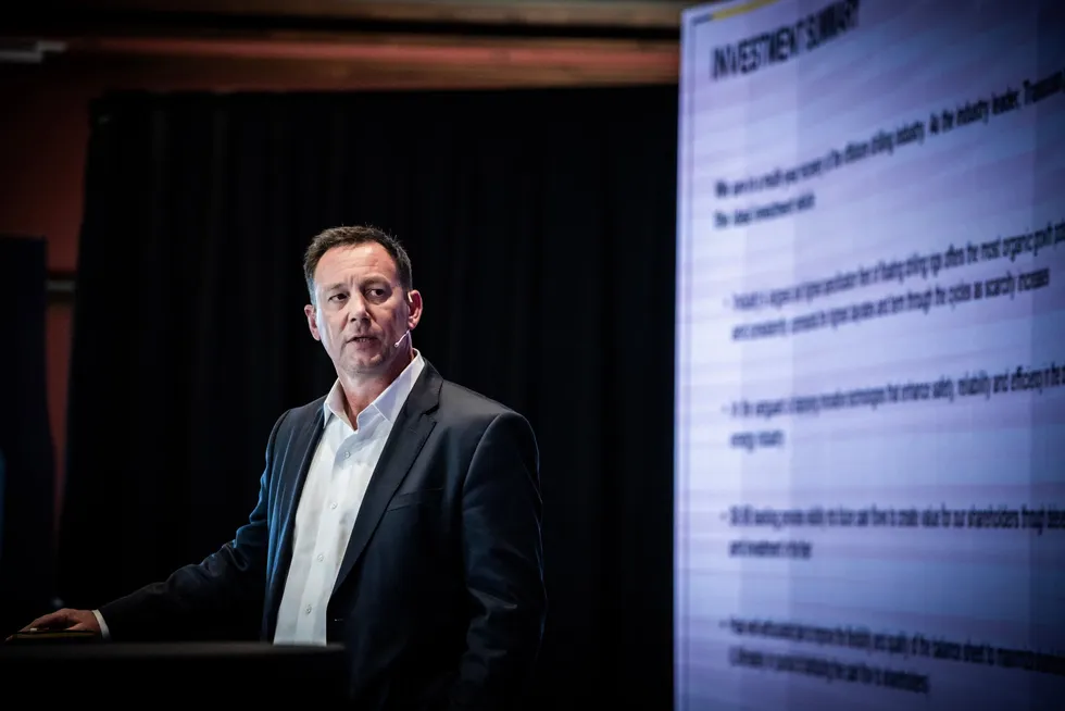 Keelan Adamson, soon-to-be chief executive of Transocean.