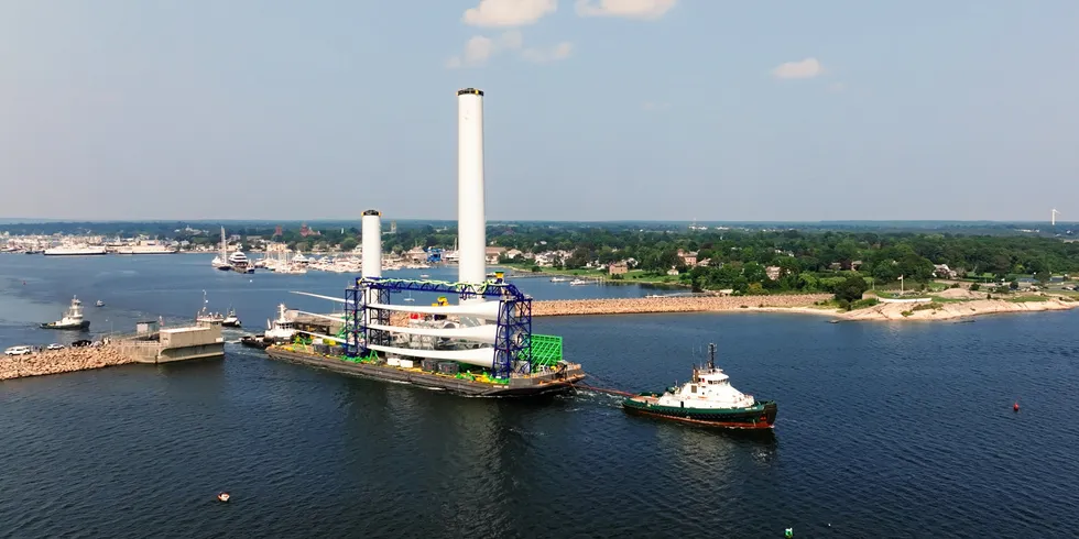 . Vineyard Wind marks delivery of first GE Haliade-X turbines.