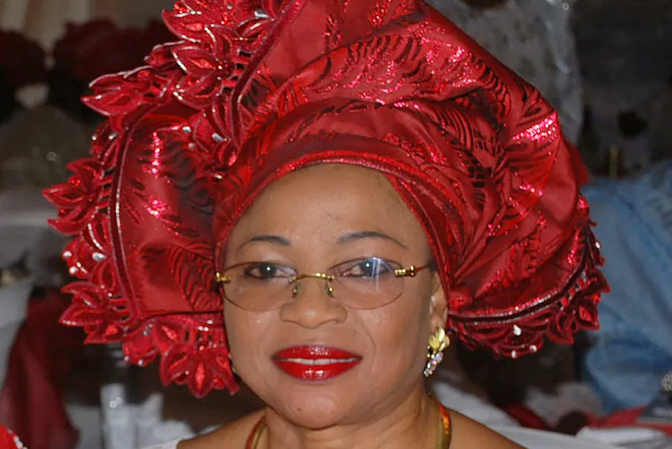 Nigeria billlionaire Folorunsho Alakija.