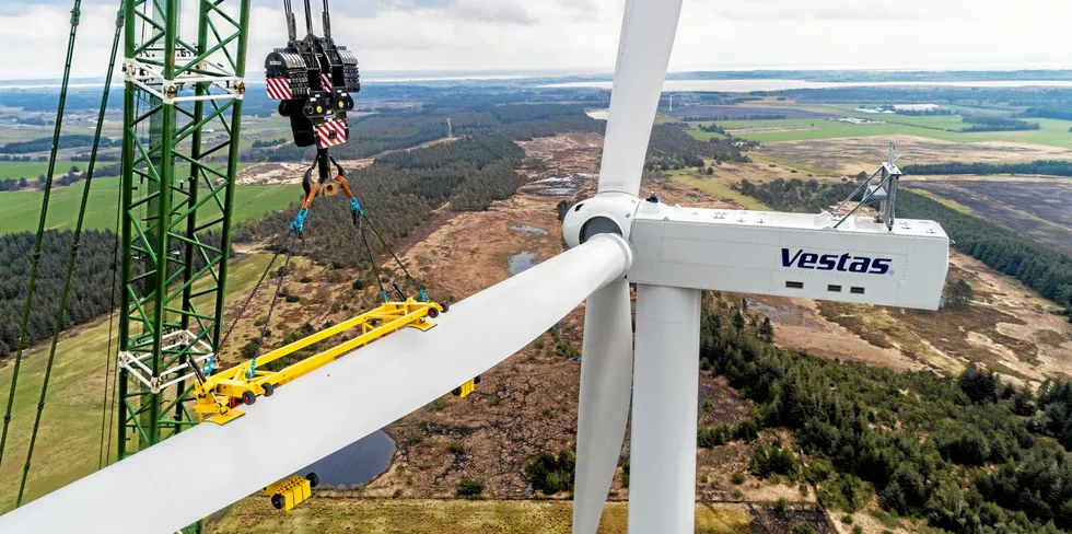A Vestas EnVentus prototype is installed.