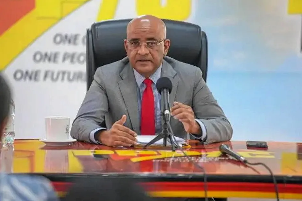Guyanese Vice President Bharrat Jagdeo.