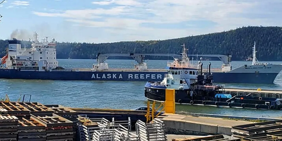 Kloosterboer Bayside operations at the Port of Bayside in New Brunswick, Canada. A route used by Kloosterboer violated the US Jones Act.