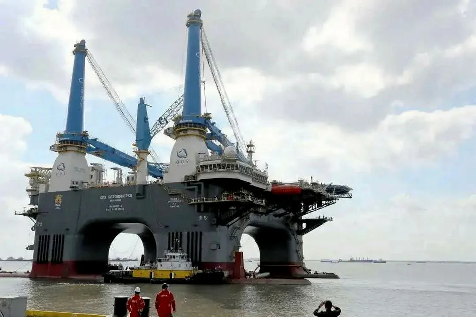 Sea trial: OOS Serooskerke at CMHI yard in China's Jiangsu province