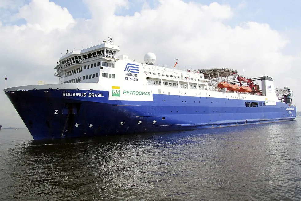Low bidder: the flotel Aquarius Brasil.