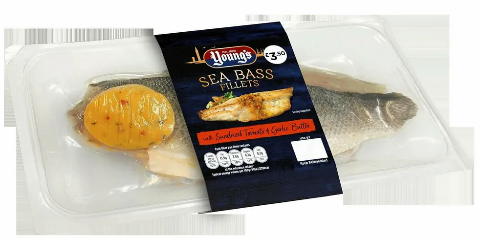 Young's brings in more consumers with seabass.