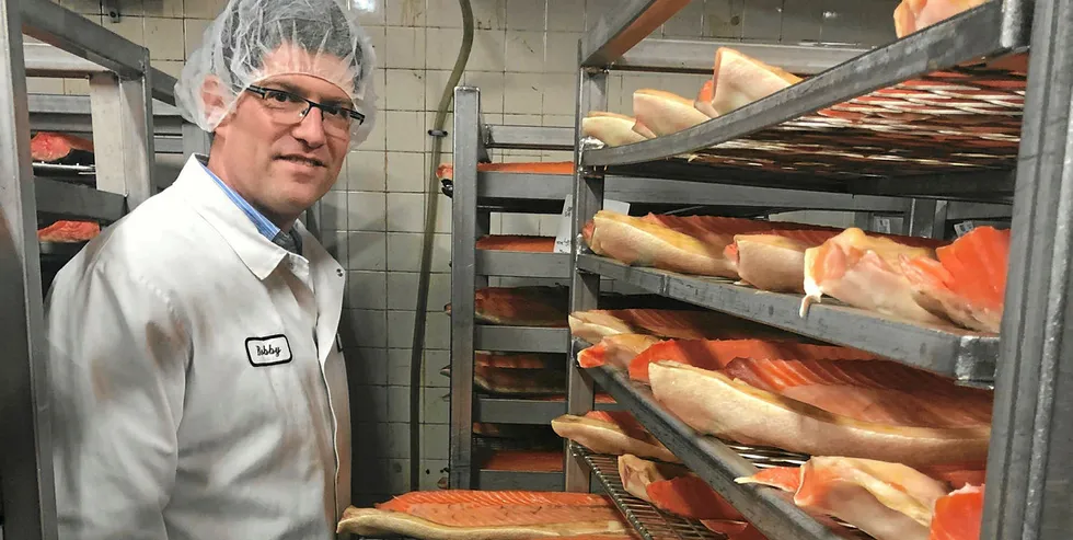 Acme co-CEO David Caslow during the Brooklyn factory tour.