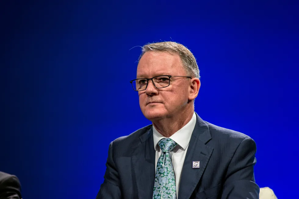 Remarks regretted: Woodside chief executive Peter Coleman