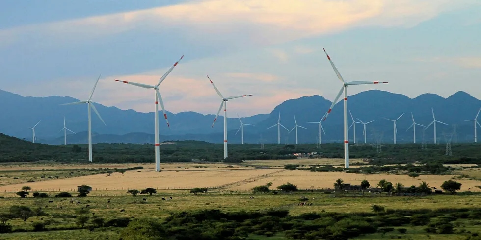 Siemens Gamesa Mexico wind farm.