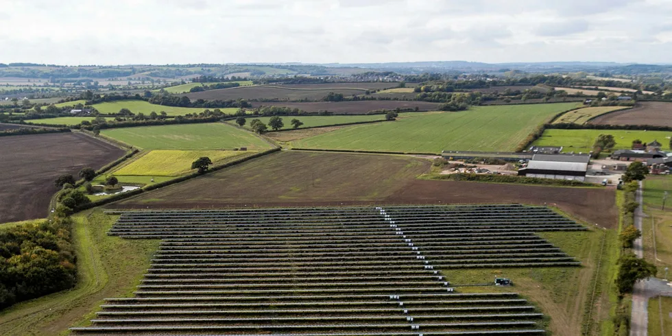 The Clayhill solar farm: Anesco