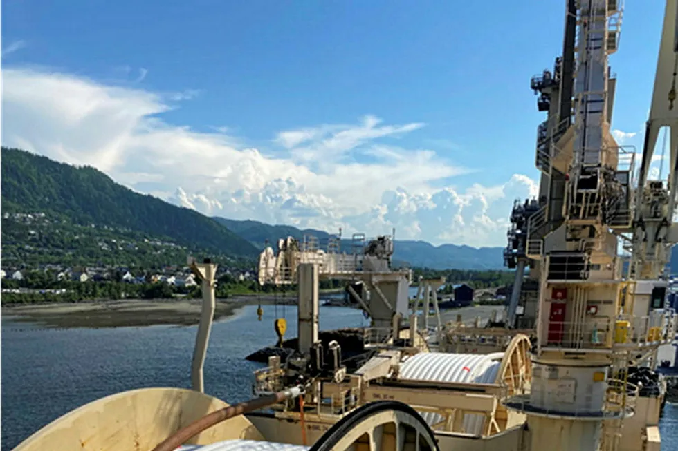 Turning the wheels: flowlines for P1 and Duva tie-backs at Gjoa on TechnipFMC's installation vessel Deep Energy