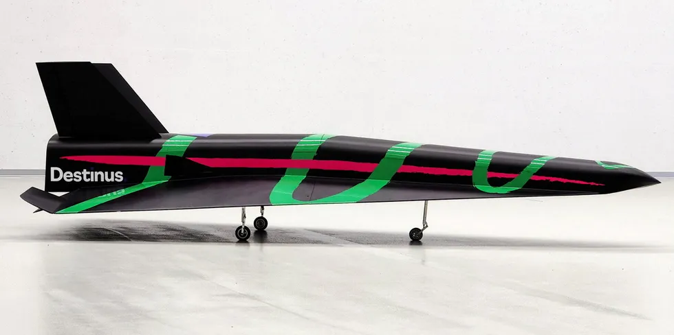 Destinus' car-sized prototype, which it calls Jungfrau ('virgin' in German).