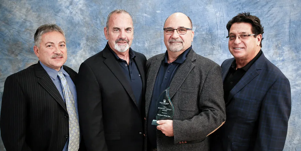 Northern Wind management team (left to right): CFO Tony Castro, President Michael Fernandes, Chairman & Founder Ken Melanson, and CEO George Kouri.