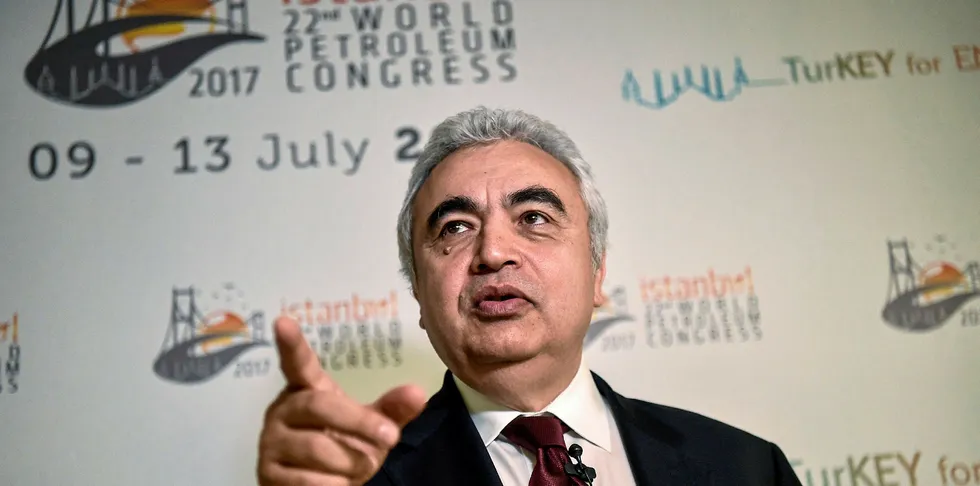 International Energy Agency executive director Fatih Birol