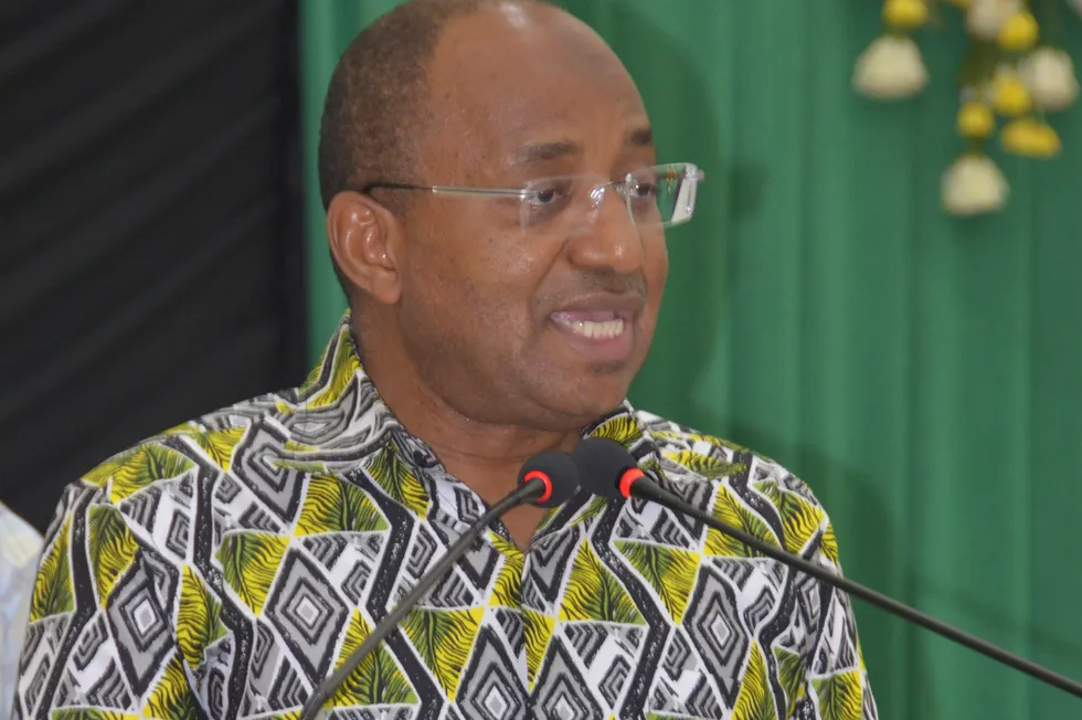 Zanzibar President Hussein Ali Mwinyi.