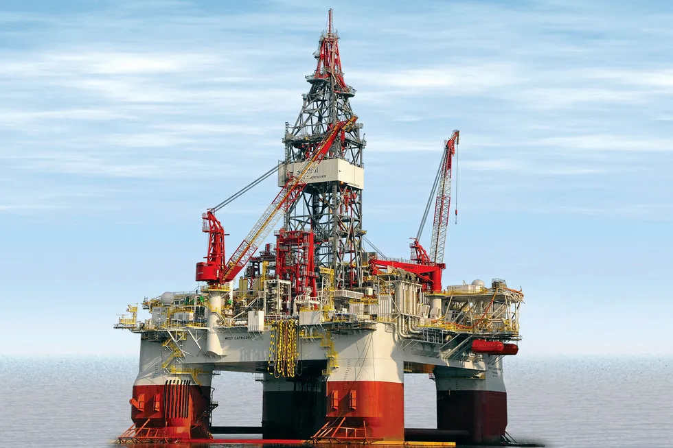 Deal: the Aquadrill Offshore semi-submersible drilling rig Capricorn