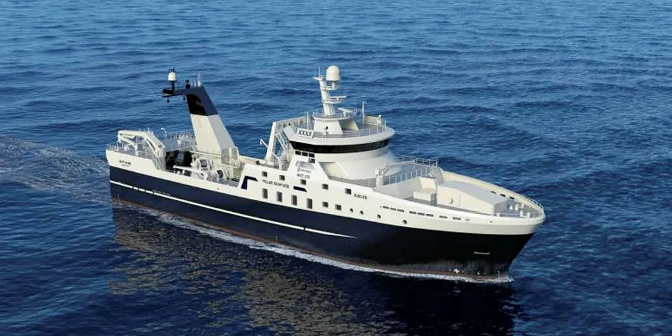 The two stern trawlers were ordered by Qajac Trawl and Polar Seafood.
