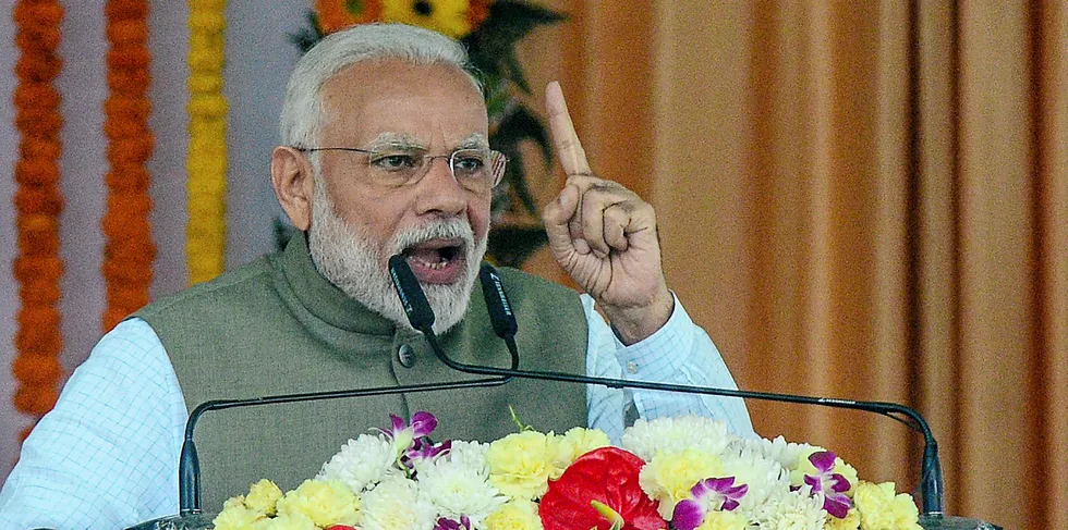 India's Prime Minister Narendra Modi.