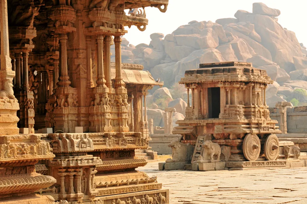 Pledge: the 16th Century Vittala temple in Hampi, Karnataka state