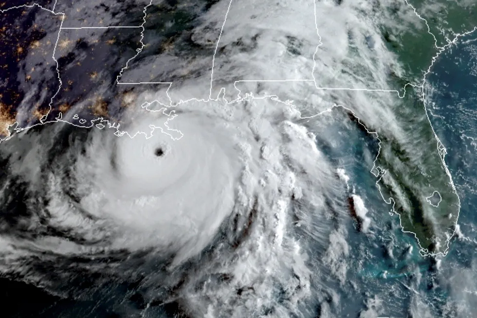 Hard hit: Hurricane Ida came ashore at Port Fourchon, Louisiana, Sunday with sustained winds of 150 miles per hour
