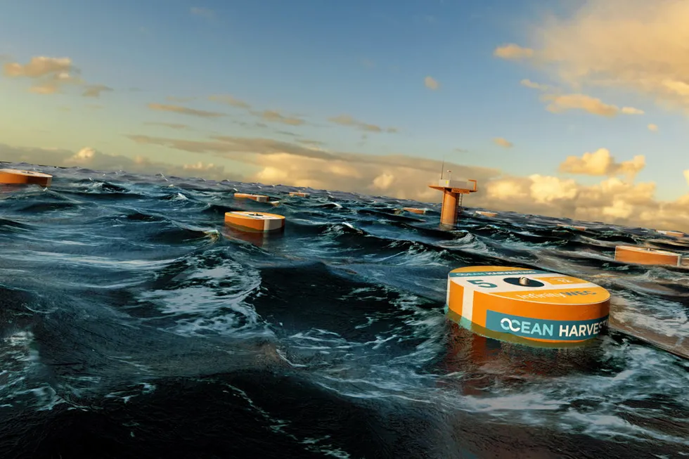 Ocean Harvesting Technologies' wave energy device