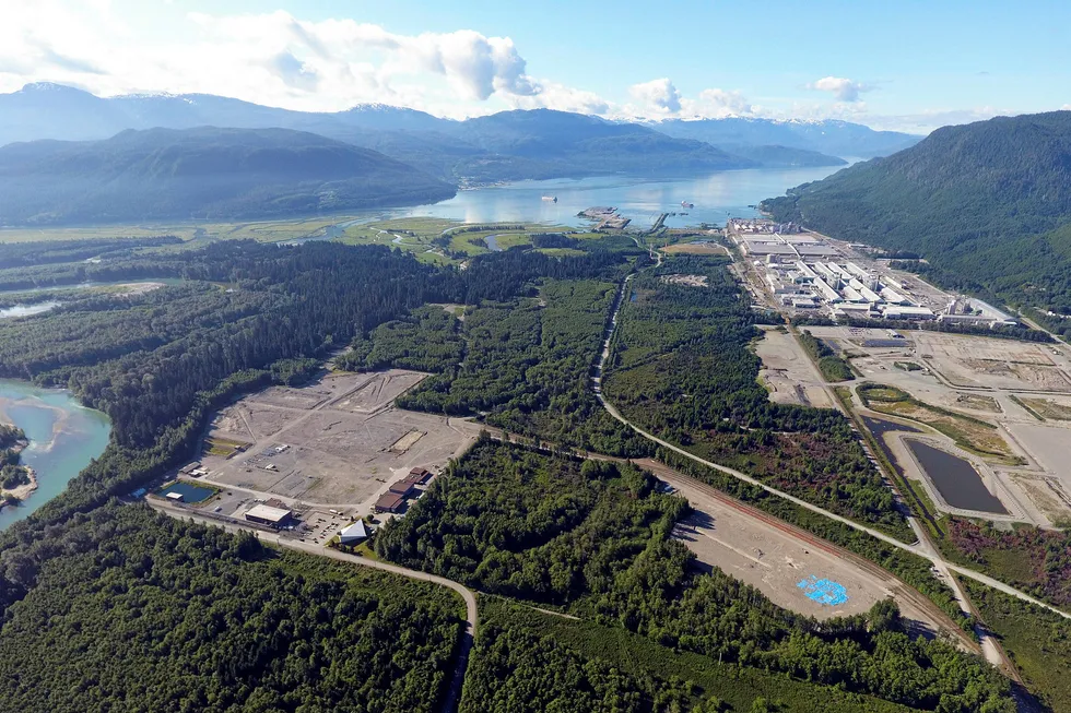 Work site: LNG Canada