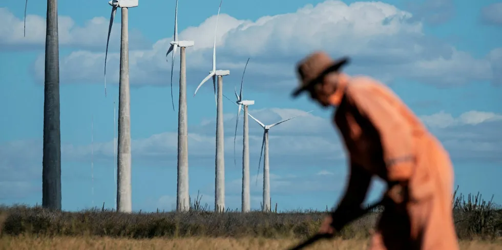 A Voltalia-developed wind farm in Brazil