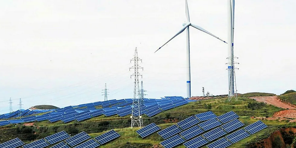 Despite a severe slowdown in China's solar market last year, the country remained the world's largest renewables market by far.