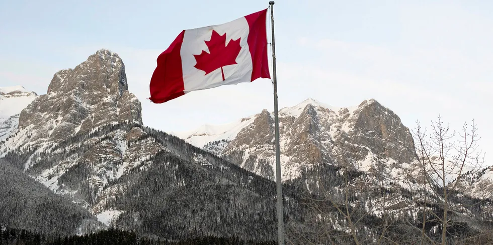 Rocky Mountains in southern Alberta