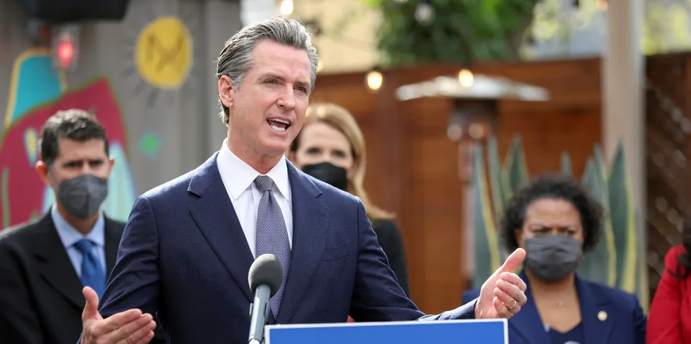 California Gov. Gavin Newsom.
