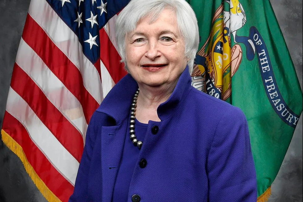 . Janet Yellen, US Treasury Secretary.