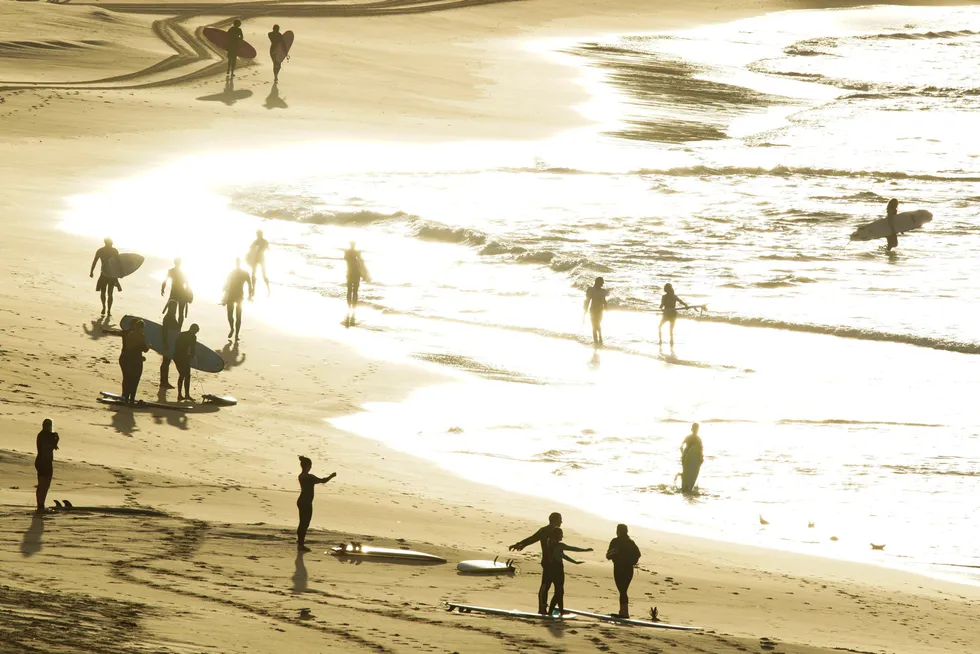 Not near my beach: Surfers for Climate want no exploration offshore Sydney.