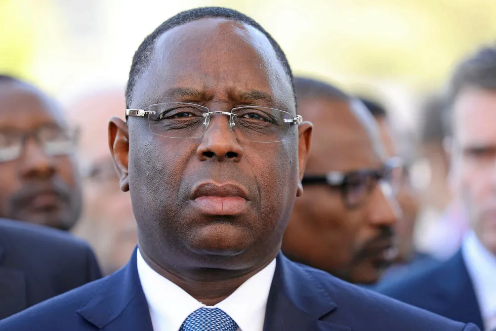 Meeting: Senegal President Macky Sall