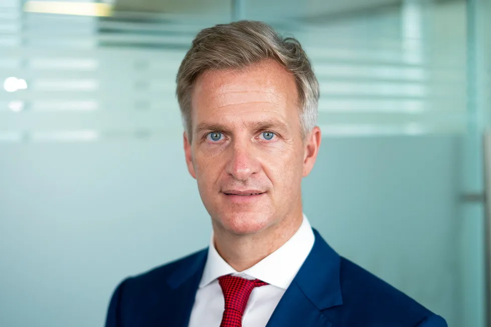 Offshore support: Martin Helweg, chief executive of Dubai-based P&0 Maritime Logistics.