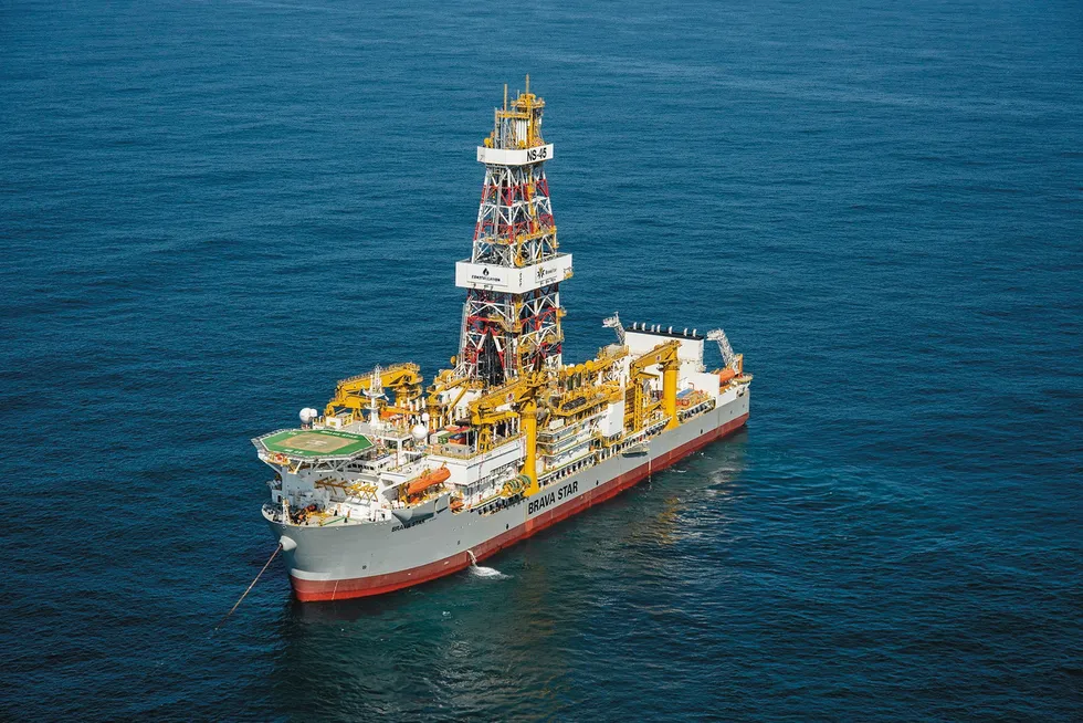 Fresh programme: the Constellation Oil Services drillship Brava Star drilled the Monai well in the Espirito Santo basin