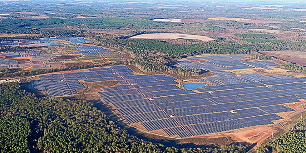 Q Cells modules at a US array.