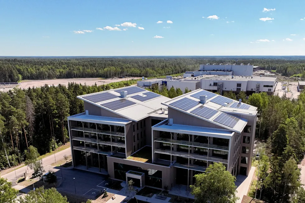 Northvolt Labs R&D facility in central Sweden.