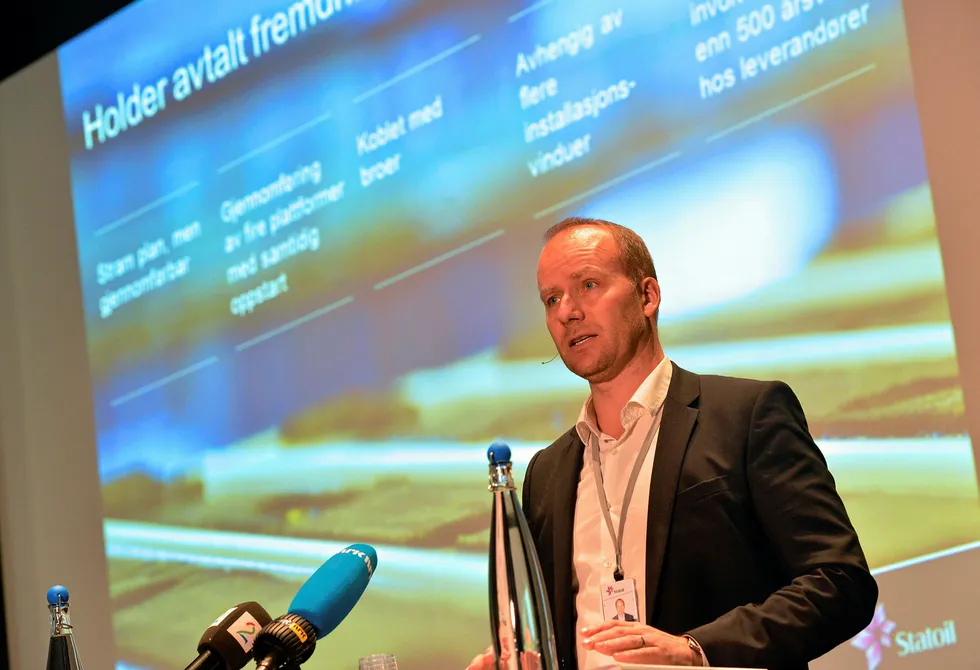 New man: senior vice president in charge of operations at Aker BP Kjetel Digre