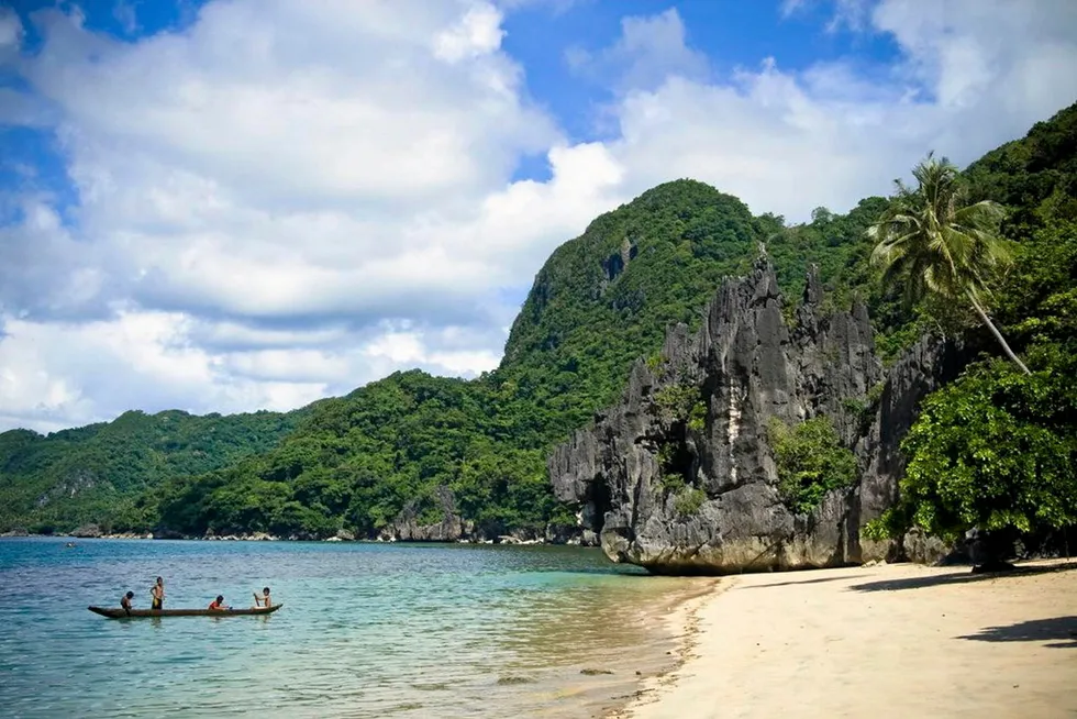 Philippines beach image.