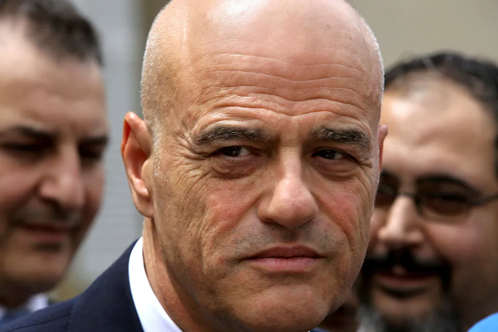 Spending: Eni's chief executive Claudio Descalzi