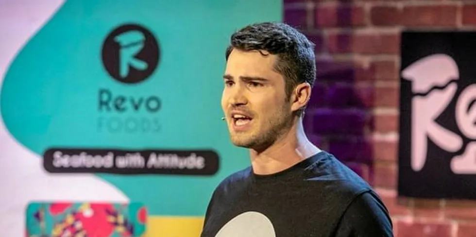 Robin Simsa is CEO of Revo Foods and has brought several alternative seafood products to market in Europe.