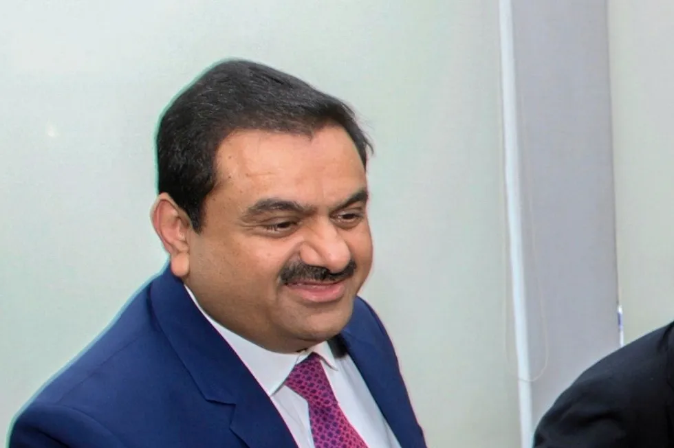 Indian billionaire Gautam Adani.