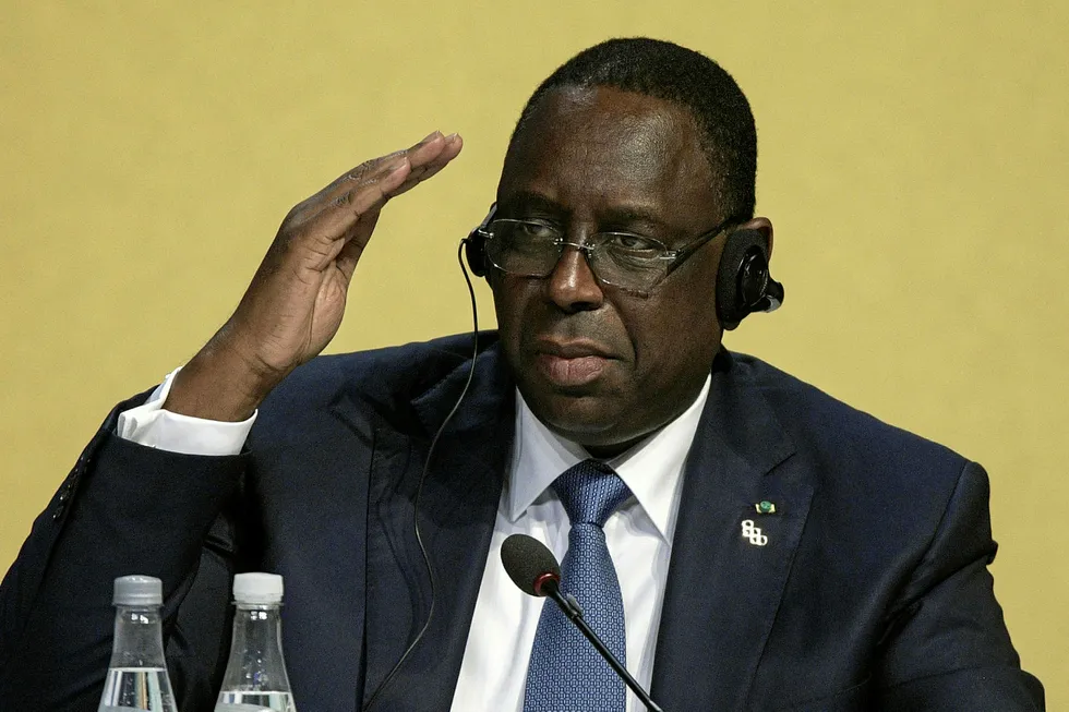 Senegal's President Macky Sall