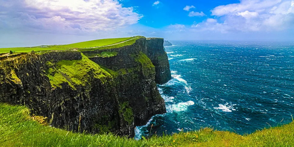 County Clare's Atlantic shore.