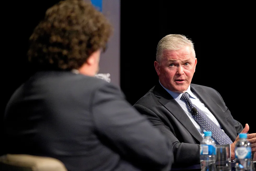Back on track: Santos chief executive Kevin Gallagher.
