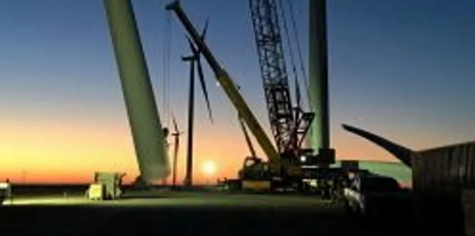 Final turbine lift at Lekela's Khobab wind farm in South Africa