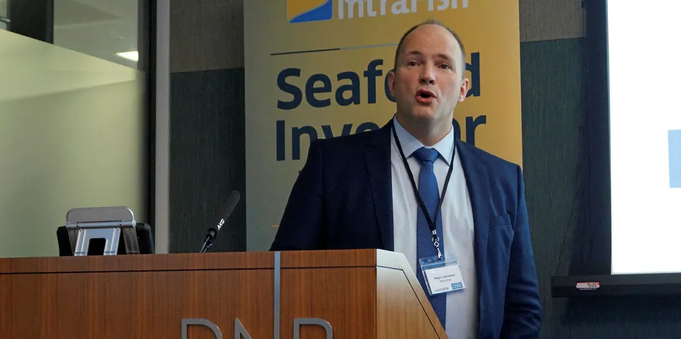 Høgni Dahl Jakobsen, CFO of Faroe Islands-based salmon farmer Bakkafrost.