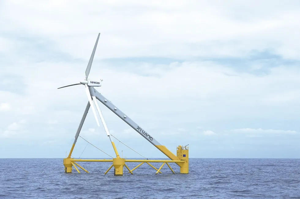 The X30 floating offshore prototype, tested in the Canary Islands, will be scaled up to house an 8.5MW turbine off Catalonia