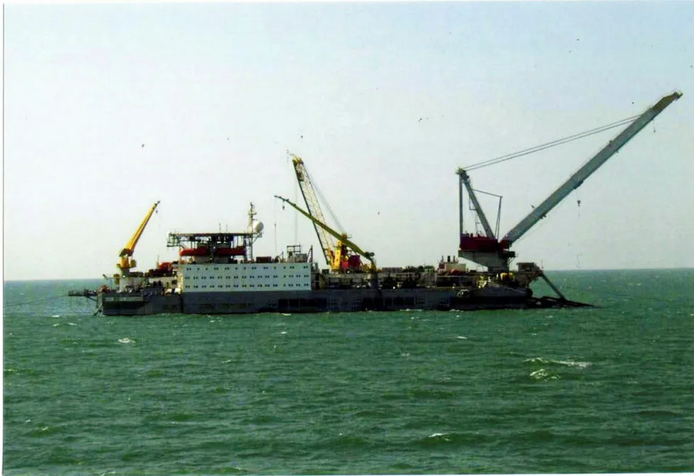 Deadly fire: broke out on the Israfil Huseynov in the Caspian Sea last week
