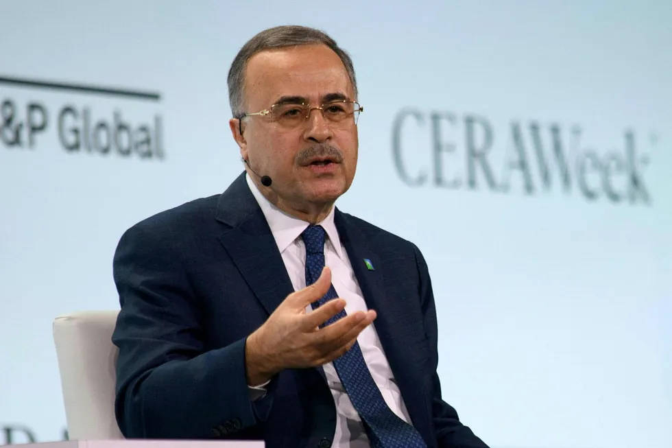 Saudi Aramco chief executive, Amin Nasser.