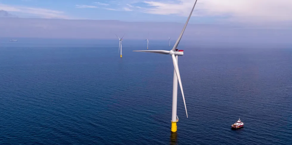 Vattenfall's Kriegers Flak offshore wind farm in Denmark